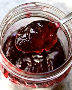 Geleia de frutas vermelhas