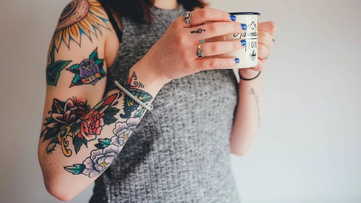 Cicatrização tatuagens alimentos