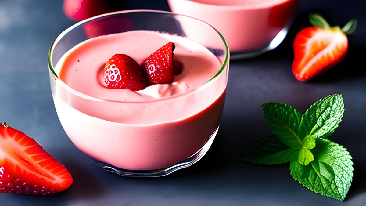 Mousse de morango