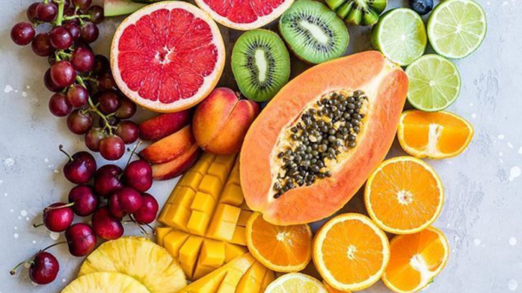 variedade de frutas