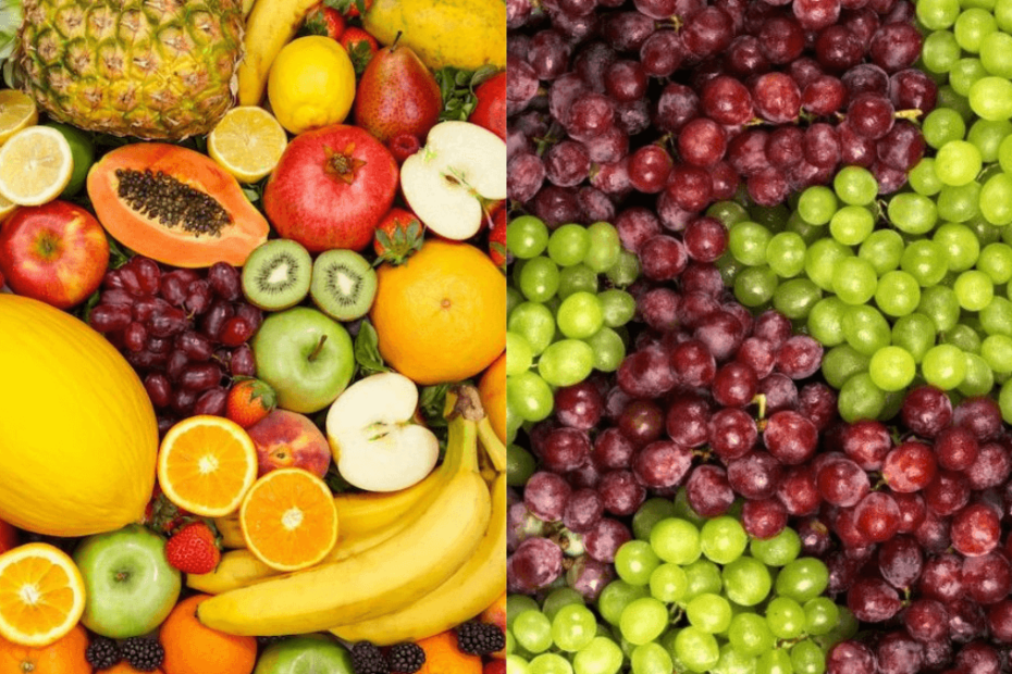 frutas com u